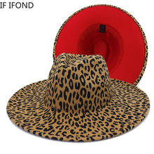 New Retro Style Patchwork Wool Felt Jazz Fedora Hats 9.5CM Big Wide Brim Warm Wool Hat for Women Panama Party Trilby Cap 2024 - buy cheap
