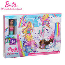 Muñeca Barbie Original de cuento de hadas para niños, juguete de moda, faldas divertidas, accesorios, juguetes para bebés, GJB72 2024 - compra barato