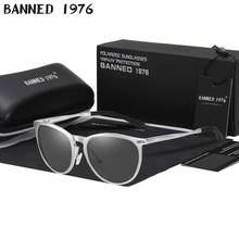 Gafas de sol polarizadas originales para hombre, lentes de sol masculinas de aluminio y magnesio, a la moda, de marca de diseñador, para conducir 2024 - compra barato