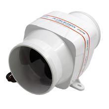 Mangueira 4 "ventilador de ar esgoto marinho, em linha, 12v 270 cfm, barco silencioso, rv, branco 2024 - compre barato