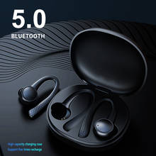 Auriculares inalámbricos T7 PRO con Bluetooth 5,0, cascos estéreo impermeables con gancho para la oreja, Auriculares deportivos que funcionan en todos los teléfonos inteligentes 2024 - compra barato