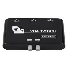Novo 2 em 1 para fora vga/svga manual de compartilhamento interruptor switcher caixa para computador lcd 2024 - compre barato