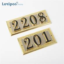 Metal Door Number Signage Board Room Number Board Hotel Digital Office Company Room Sign Plate Wall Mounted Number Plate 2024 - buy cheap