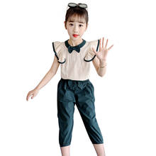 Kids Clothes Girls Vest + Pants Girls Outfits Summer Children Clothes Girl Casual Style Tracksuits For Children 6 8 10 12 14 2024 - buy cheap