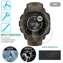 Protector de pantalla de vidrio templado para reloj inteligente, banda protectora a prueba de explosiones para Garmin Instinct, 1 unidad 2024 - compra barato