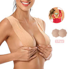 Self Adhesive Breast Lift Up Bust Push Up Bra Body Invisible Nipple Cover Seamless Boob Tape Strapless Silicone Sticky Bra Women 2024 - buy cheap