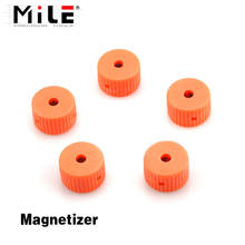 MILE-Mini herramienta de recogida magnética redonda, 4mm, naranja, utilizada para puntas de destornillador, anillo magnetizador 2024 - compra barato