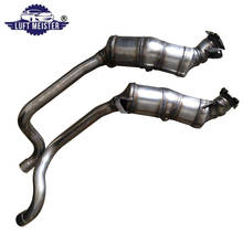 Pair Front Catalytic Converter for Porsche Panamera 4.8L V8  2010-2014 W/O TURBO  Includes Front Pipe 970113349AX 970113350AX 2024 - buy cheap