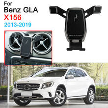 Soporte de teléfono móvil para coche, montaje de ventilación, gravedad, para llamadas, accesorios para Benz GLA X156, 2013-2019 2024 - compra barato