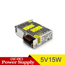 Dc5v fonte de alimentação 3a 15w led driver transformadores AC100-240V para dc 5v smps power adaptador para usb tira lâmpada exibição luz cctv 2024 - compre barato