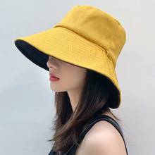 Wide Brim Sun Hat With Windproof String Female 2020 Summer New Fashion Solid Color All Match Foldable Outdoor Anti-UV Sunhat 2024 - buy cheap