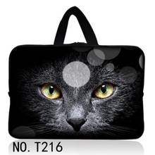 Black Cat Laptop Sleeve Bag For Macbook Air Pro 13 15 16 Touch Bar Notebook Bag Case 13.3" 14.1" 15.6" inch for HP Dell Acer 2024 - buy cheap