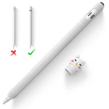 Tapa de silicona para Apple Pencil 1, funda protectora con diseño encantador, accesorios, soporte de silicona, antiarañazos, 1nd 2024 - compra barato