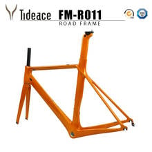 Tideace carbon fiber bicycle frame road bike frame carbon super carbon light weight racing road frameset accept DIY 2024 - buy cheap
