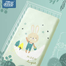 BabyGreat-sábanas ajustadas para cuna de recién nacido, Funda de colchón suave para niños pequeños, amigable con la piel, patrón de dibujos animados, ropa de cama para bebés 2024 - compra barato