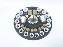 Herramientas de fabricación de joyas, herramienta de diamante, ajuste de bola, bloque de grabado de anillo, Mini tornillo de bola con mangas de anillo 2024 - compra barato