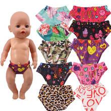 Doll Pattern Underpants Fit 18 Inch American Doll&43 Cm ReBorn Baby Doll Girl's Gift,Our Generation Girl's Toy,Christmas Present 2024 - buy cheap