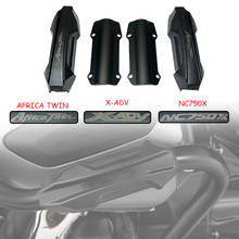 Protetor de motor para motocicletas, barra de amortecimento para honda nc750x argolas crf1000l africa twin xadv 2024 - compre barato