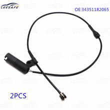 2PCS Rear Axle Brake Pad Wear Sensor for BMW 7 Series E38 Brake Pad Wear Warning Contact Sensor OEM NO 34351182065 Brake Line 2024 - buy cheap