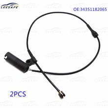 Sensor de desgaste de pastilla de freno de eje trasero para BMW, serie 7 E38, Sensor de contacto de advertencia de desgaste de pastilla de freno OEM NO 34351182065, 2 uds. 2024 - compra barato