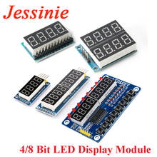 Módulo de Control de pantalla LED para Arduino, placa de controlador de microcontrolador de matriz de puntos, 4, 8 dígitos, 3,3 V, 5V, MAX7219 TM1638 2024 - compra barato