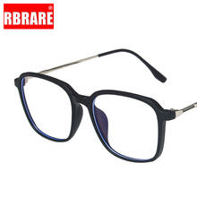 RBRAR-gafas cuadradas con montura antiluz azul para mujer, lentes transparentes de marca de diseñador, TR90 2024 - compra barato