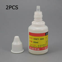 2 Bottles Of Stainless Steel Flux 20ml Solder Paste, Used For Fast Soldering HWY-800 Metal Liquid Solder Water