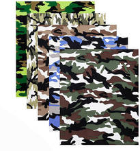 Camouflage Pattern Iron on Heat Transfer Vinyl HTV T-shirt Heat Press Vinyl Film 30*25cm/50cm 2024 - buy cheap