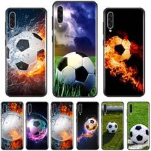 Bola de futebol macio funda etui coque caso do telefone para samsung galaxy a 3 6 7 8 10 21 01 11 31 91 10s 20s 30s 50s mais 2024 - compre barato