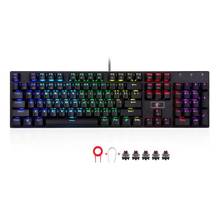 Z88 Eagle RGB Mechanical Gaming Keyboard 104 Keys LED Backlight Outemu Tactile Brown Switch Aluminum Keyboard For Gamer Typist 2024 - buy cheap