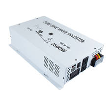 Off Grid Power Inverter 2500W 24V to 110V Pure Sine Wave Solar Inverter 12V/36V/48V/60V/72V/96V DC to 100V/120V/220V/240V AC 2024 - buy cheap