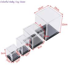 1pc Acrylic Display Case Self-assembly Clear Cube Box UV Dustproof Toy Protection Not Including Other Items Grownups 2024 - buy cheap