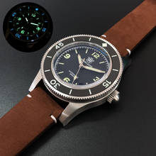 men dive automatic watch,STEELDIVE luxury mens sport watches 300m waterproof self wind mechanical wristwatch C3 luminous NH35 2024 - buy cheap
