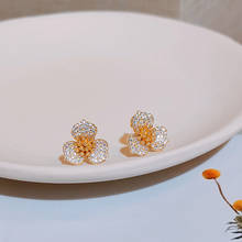 Cute Romantic Lovely Clear Cubic Zirconia Stud Earrings for Women  Fashion Elegant Oorbellen Bijoux Party Gifts 2024 - buy cheap