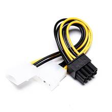 wholesale IDE Dual 4pin Male to 6pin/8pin Female Graphics Card PCIe PCI-e PCI Adapter Power Supply Extension Conversion cable 2024 - buy cheap