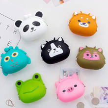 New Girls Mini cartoon Silicone Coin Purse Animals Small Change Wallet Purse Women Key Wallet Coin Bag For Children Kids Gifts 2024 - buy cheap