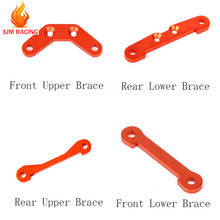 RC CAR Metal Front or Rear Upper or Lower Brace Bracket Kit for 1/5 HPI Rofun Baha KM ROVAN BAJA 5B 5T 5SC TOYS PARTS 2024 - buy cheap