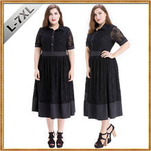 Sexy 2021 mulheres verão elegante rendas boho roupas senhoras preto festa maxi vestido longo plus size 5xl 6xl 7xl vestidos de festa 2024 - compre barato