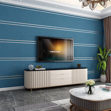 Simple modern striped wallpaper marble washable 3D exquisite leather pattern non-woven wallpaper living room bedroom 2024 - buy cheap