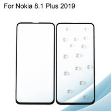 Partes de reparo para nokia 8.1 plus, painel frontal e externo de vidro 2024 - compre barato