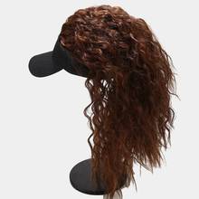 WZCX Personality Halloween Party Wig Baseball Cap Hip Hop Funny Removable Adjustable Spring Summer Fashion Dad Hat Peaked Cap 2024 - buy cheap