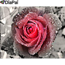 DIAPAI 5D DIY Diamond Painting 100% Full Square/Round Drill "Rose flower" Diamond Embroidery Cross Stitch 3D Decor A27138 2024 - buy cheap