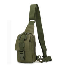 Bolso de hombro militar táctico de camuflaje, riñonera de pecho, mochila de caza para acampar, pesca al aire libre, senderismo, cruzado EDC 2024 - compra barato