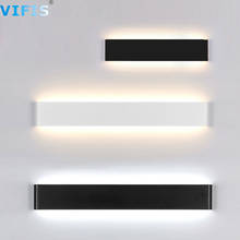 Modern Led Wall Lighting fixture for bathroom wall light Bedroom bedside Wall lamps bathroom mirror light Black/White Waterproof 2024 - buy cheap