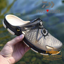 2020 New DAWA Fishing Sandals Summer Leisure Hole Shoes Outdoor Mountaineering Beach Half Slippers Daiwa Men Non-slip Slippers 2024 - buy cheap