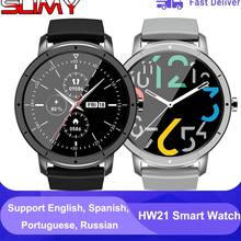 Reloj inteligente HW21 para hombre y mujer, accesorio de pulsera resistente al agua IP68 con control del ritmo cardíaco y del sueño, compatible con Android e IOS, PK Mibro Air HW22 2024 - compra barato