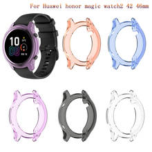 New Soft Protect cases for huawei honor magic watch2 42mm 46mm TPU Case protecor cases for Huawei Watch2 watch Frame Accessories 2024 - buy cheap