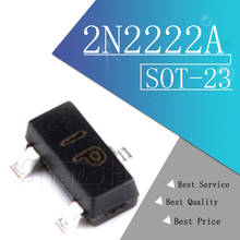 100pcs 2N2222A 2N2222 1P MMBT2222A SOT-23 SMD transistor 2024 - compre barato