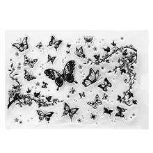 Butterfly Silicone Clear Seal Stamp DIY Scrapbooking Embossing Photo Album Decorative Paper Card 2024 - buy cheap