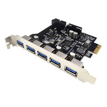 5 Port PCI-E to USB 3.0 HUB PCI Express Expansion Card Adapter 5 Gbps Speed Reliable NEC Chipset For Windows XP/ Vista/Win7/8/10 2024 - buy cheap